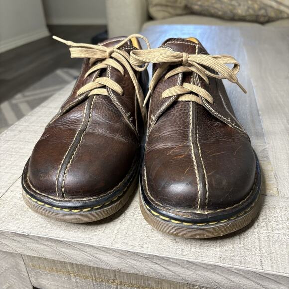 Dr. Martens Mens Size 12 #11232 Brown Leather Lace Up Oxfords Shoes Vintage 90s - Picture 7 of 13